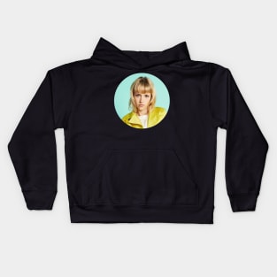 Angèle yellow Kids Hoodie